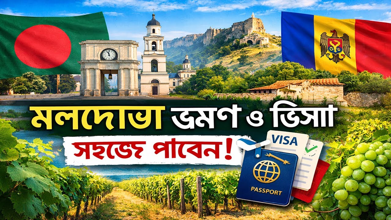 মলদোভা কেমন দেশ ও কি ভাবে ভিসা পাওয়া যায়,Moldova Visa 2026  Fast & Low Cost Europe VISA