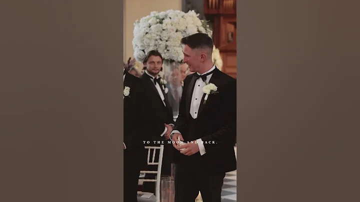 The Grooms daughter leave him a message before her and her mummy walk down the aisle!