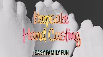 Hand Casting Keepsake  - SUPER cool family activity!
