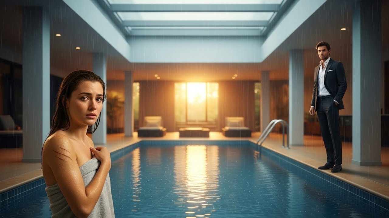 I Was Alone in the Pool… Until the Billionaire Saw My Scars