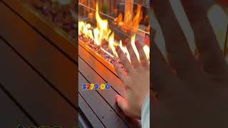 Kullavik Outdoor Propane Fire Pit Table