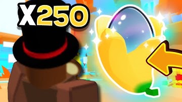 “250 BRAINROT EGG OPENING in Pet Sim 99… YOU WON’T BELIEVE WHAT I HATCHED 😱”
