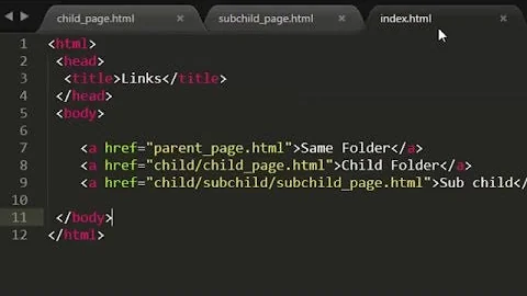 HTML Tutorials - 13 - Directory Structure