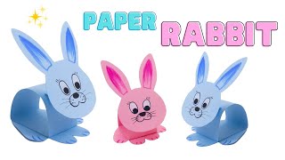 ✅  DIY: PAPER RABBIT TOY - Paper Crafts - Craft with paper - Paperwork Tutorial