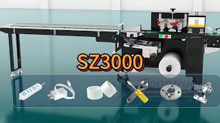 The SZ-3000 3-servo horizontal flow wrap machine