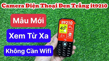Camera Ngụy Trang Điện Thoại Đen Trắng itel 9210 Lắp Sim 4G PHIÊN BẢN MỚI NHẤT 2025 Nâng Cấp