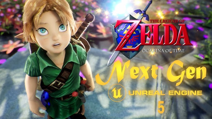 Zelda: Ocarina of Time Link Recreated In Unreal Engine 5