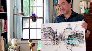 Brooklyn in Watercolor & Ink with Jedidiah Dore