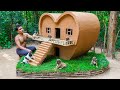 Rescue Puppies building Valentine&#39;s Day Dog House - Build House for Puppies