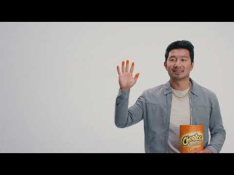 Cheetos -- The official sponsor of Simu Liu's fingertips