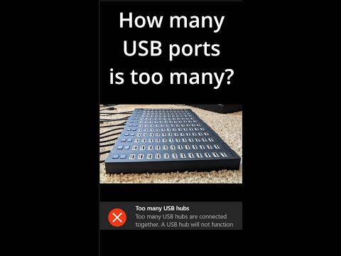 How many USB hubs can be chained together? #Shorts