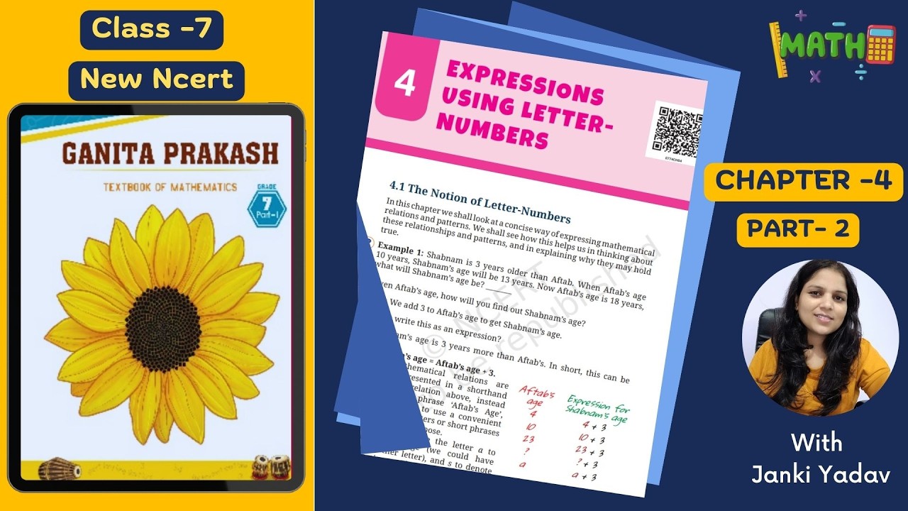 Class 7 Maths | Chapter 4 Expressions using Letter-Numbers | Part 2 ...