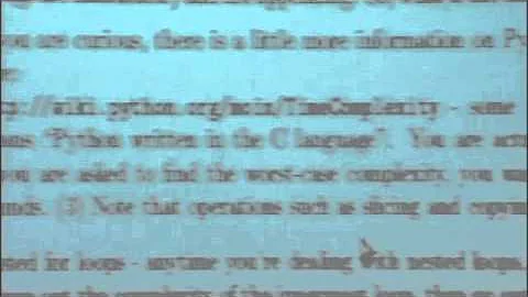 Optional Recitation | MIT 6.00SC Introduction to Computer Science and Programming, Spring 2011
