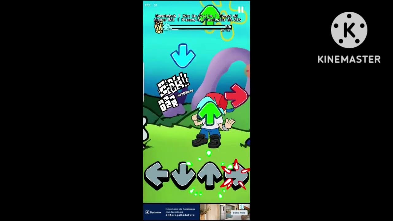 bob esponja répero, Friday night funkin spongebob parodies v3(man on