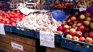 Мы в Брно, прогулка на базар , цены  на рассаду , на овощи и фрукты