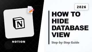 How To Hide Database View In Notion