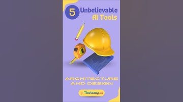 🏗️✨ Top 5 AI Tools for Architecture & Design! 🚀 #thatsmyai #architecture #design #aitools