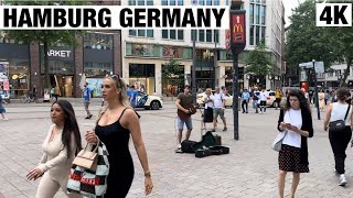 [4K] HAMBURG | Street Walking Tour | Summer 2023 | Germany | 60 fps HDR Video