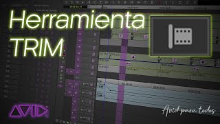 Trim tool in Avid Media Composer
