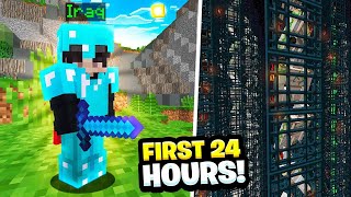 THIS WAS MY *RICHEST* FIRST 24 HOURS! | Minecraft Skyblock | TheArchon Chaos [1]