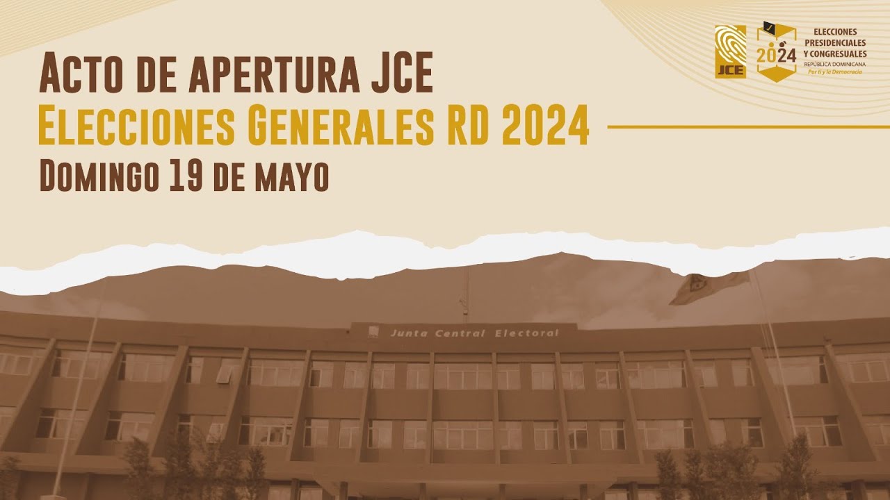 [EN VIVO] La Junta Central Electoral da formal inicio a las # ...