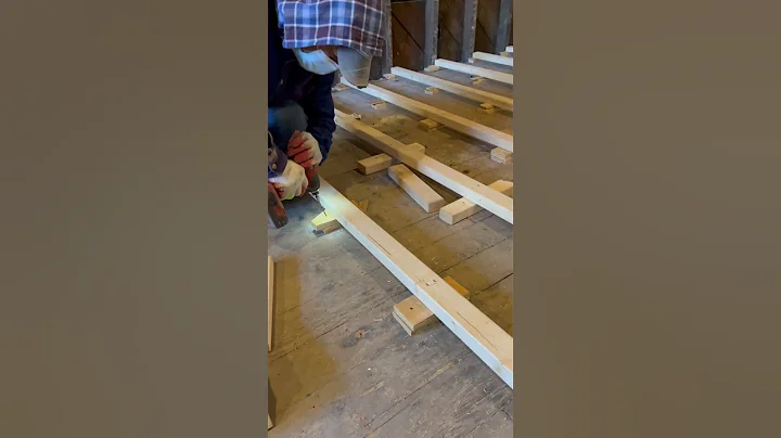 Leveling the floor of an old house