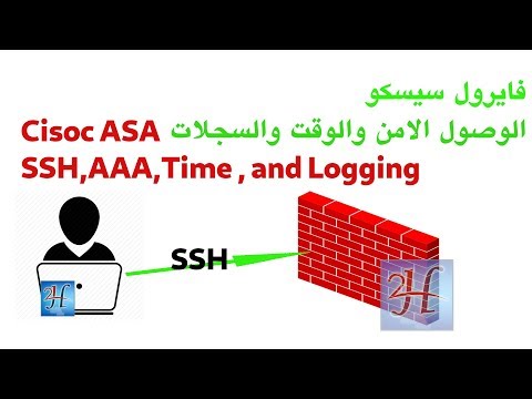Cisco ASA Enable SSH , AAA,Time , and Logging