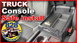 Toyota Tundra Console Safe install and review. Link under the video in description.