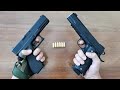 Glock 17 vs colt m1911 auto shell ejection laser toy gun 2024