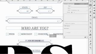 [어도비] 인디자인 CS6에서 PDF 양식 만들기 - Creating PDF Forms with InDesign CS6