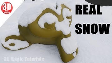Real Snow - FREE Blender Addon
