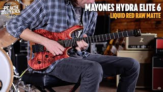 No Talking...Just Tones | Mayones Hydra Elite 6 Liquid Red Raw Matte