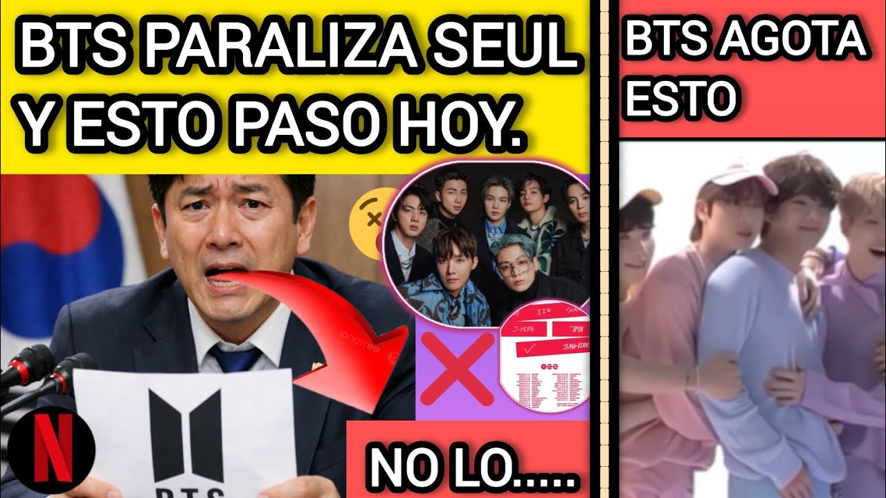 🚨BTS HACE QUE SEUL SUFRA CONSECUENCIAS GRAVES HOY😭BTS AGOTA😨noticiasdebts