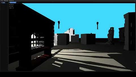 First shadow - omnidirectional shadow map