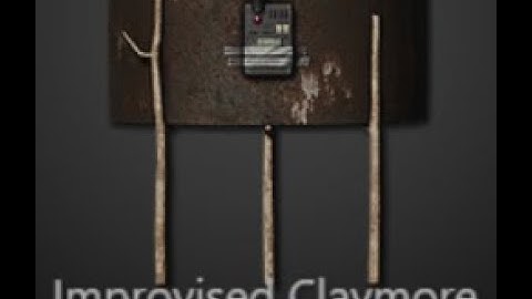 SCUM PvP Player Base Defense Traps Crafting Guide: Improvised Claymore