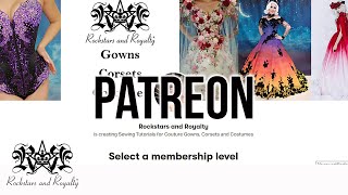 Patreon, Digital Corset Patterns, Corsets and More! | Rockstars and Royalty