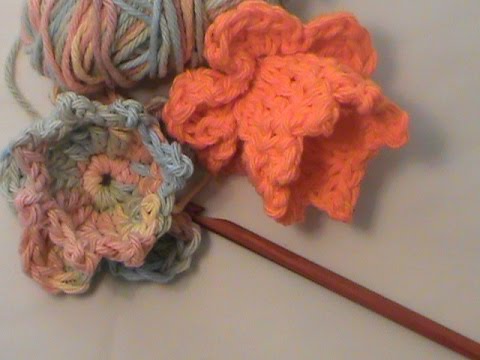 How to Crochet a "Buttercup" Flower - YouTube
