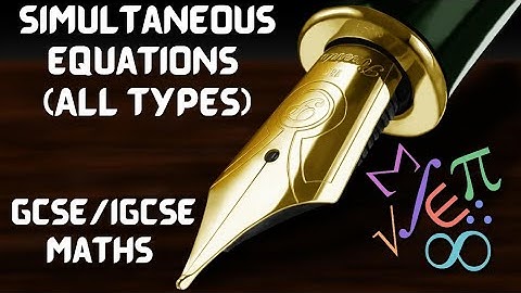SIMULTANEOUS EQUATIONS REVISION - GCSE/IGCSE Maths. With Quadratics and Circles, worked examples.