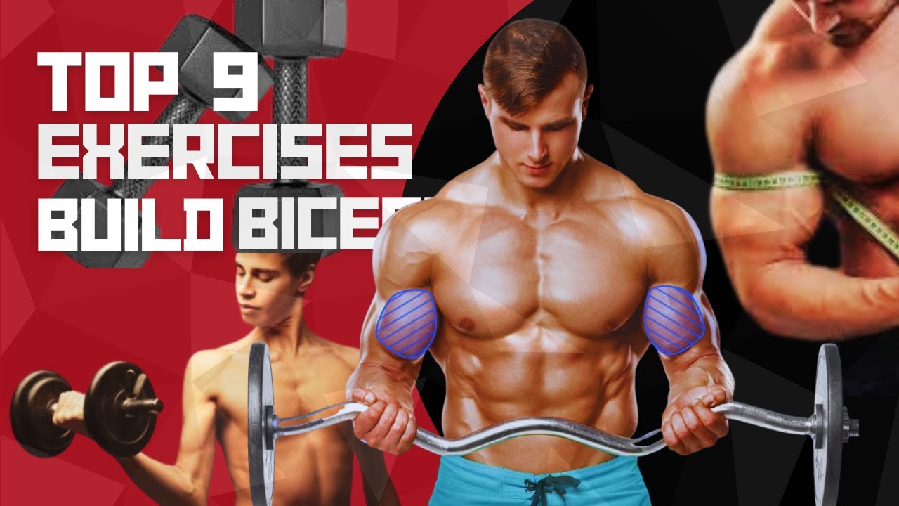 Build Biceps With These Top 9 Exercises !! BICEPS EXERCIES - YouTube