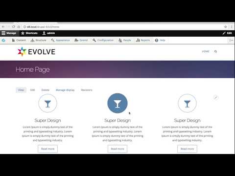 Drupal 8 Page/Block Builder