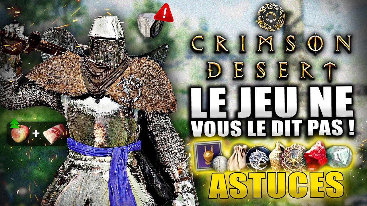 Crimson Desert : 15 Astuces à SAVOIR avant de Jouer ! (LE JEU NE LE DIT PAS) Guide Débutant