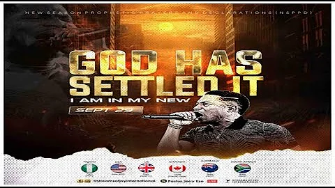 GOD HAS SETTLED IT - I AM IN MY NEW [DAY 1] || NSPPD || 29TH SEPTEMBER 2025