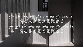 【走着走着就散了-庄心妍】ZOU ZHE ZOUZHE JIU SAN LE-ZHUANG XIN YAN/TIKTOK,抖音,틱톡/Pinyin Lyrics, 拼音歌词, 병음가사/No AD