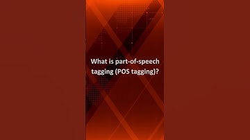 POS Tagging