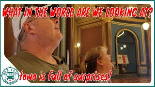 EXPLORING THE IMPRESSIVE IOWA STATE CAPITAL IN DES MOINES!!  Taxpayers Dollars Built a Nice Place!