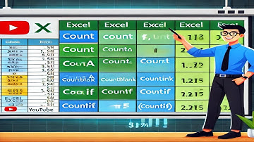 شرح دوال COUNT و COUNTA و COUNTBLANK و COUNTIF و COUNTIFS في Excel بسهولة!