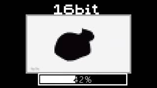 maxwell cat theme meme (1bit to 16bit)