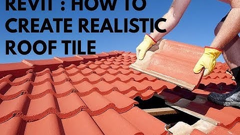 Revit : How To Create Realistic Roof Tile 2