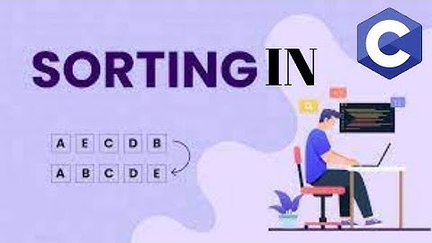 Sorting in array | Bubble Sorting in C | Coding | C \ C++ | Programing