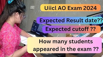 Uiic Ao 2024 Expected result date . Expected cuoff ?? #uiicao #uiic2024 #uiicl #uiic